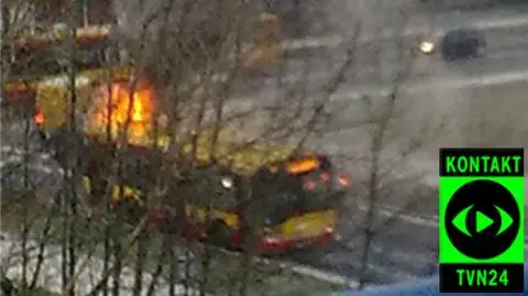 Autobus w ogniu