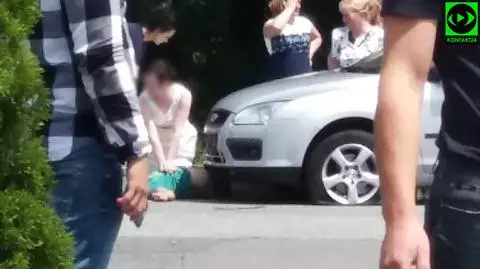 Panna młoda w drodze na wesele ratowała rannego motocyklistę