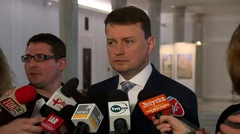 Błaszczak krytycznie o dacie wyborów