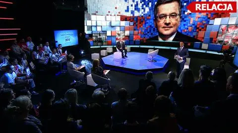 Bronisław Komorowski w TVN24 