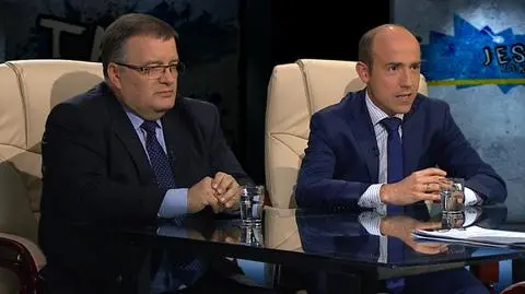Andrzej Dera i Borys Budka w "Tak jest" w TVN24