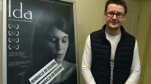 Łukasz Żal tuz po ogłoszeniu nominacji do Oscara w siedzibie PISFu