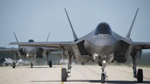 Katastrofa myśliwca F-35. Pilot zdołał się katapultować
