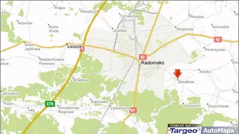 Do wypadku doszło w Strzłkowie (woj. łódzkie) 