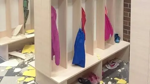 Chmielno: W przedszkolu zawalił się sufit