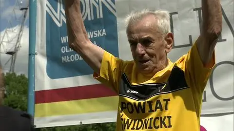 Pan Stanisław, sprinter ze Świdnicy, ma 105 lat