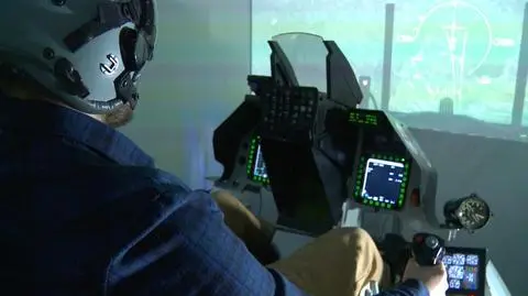 Prawdopodobnie jedyny w Polsce cywilny symulator słynnego myśliwca