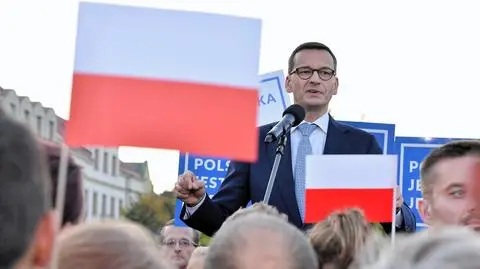 Morawiecki na spotkaniu wyborczym z mieszkańcami świętokrzyskiego