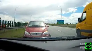 Świadomie jechał pod prąd