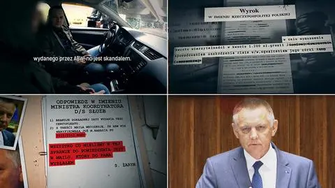 Prezes NIK Marian Banaś. Działania służb specjalnych: ABW i CBA. Materiał "Czarno na białym" w TVN24