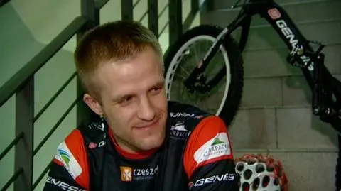 Rowerzysta Krystian Herba to skoczek rekordowy
