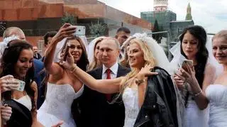 Sesja zdjęciowa na placu Czerwonym