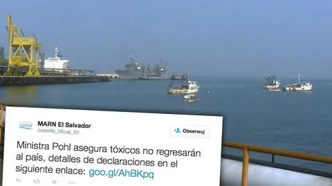 Chemikalia z Salwadoru nie trafią do Dąbrowy. Co się stanie z odpadami?