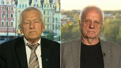 Kornel Morawiecki i Stefan Niesiołowski in "Fakty po Faktach"