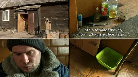 Kobieta urodziła w chałupie
