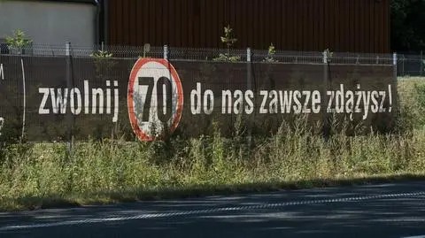 "Zwolnij, do nas zawsze zdążysz!". Kierowców ostrzega krematorium