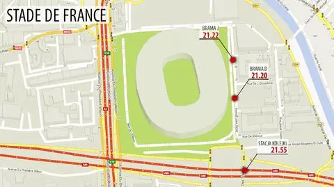 Trzech zamachowców wysadziło się w pobliżu Stade de France