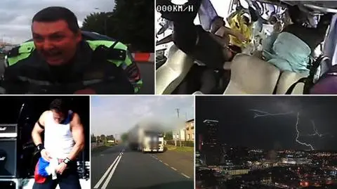 Szaleństwa na drogach i ich skutki w autobusie pełnym pasażerów. Wybierz wideo tygodnia