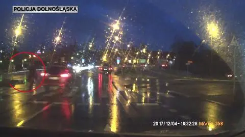 Na pasach omal nie potrącił pieszej