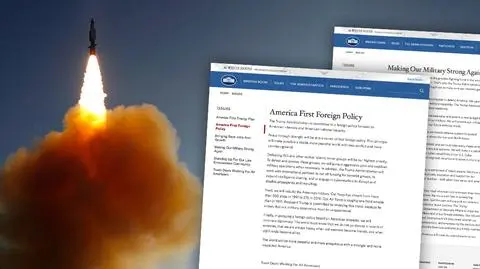 Cele polityki pojawiły się na stronie Białego Domu tuż po inauguracji prezydenta 