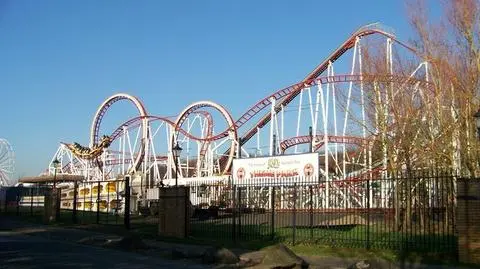 Wypadek brytyjskiego rollercoastera. Kilkanaście osób rannych