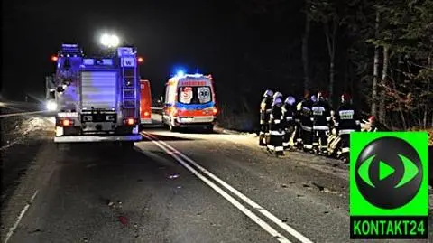 Samochód dachował. Kierowca nie żyje