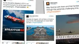 Rodziny czekają na informacje o zaginionym samolocie AirAsia