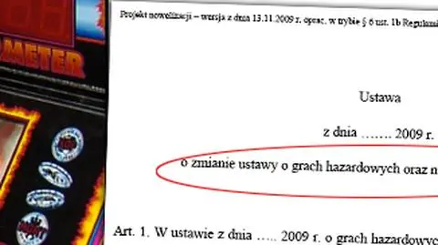 Ledwo uchwalili hazardową, a już ją zmieniają