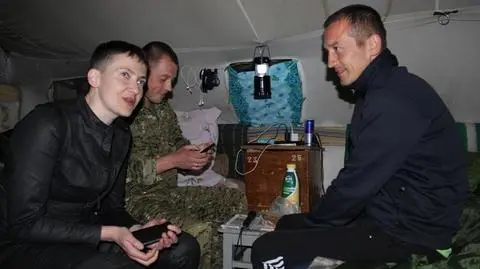 Nadija Sawczenko pojechała do Donbasu 