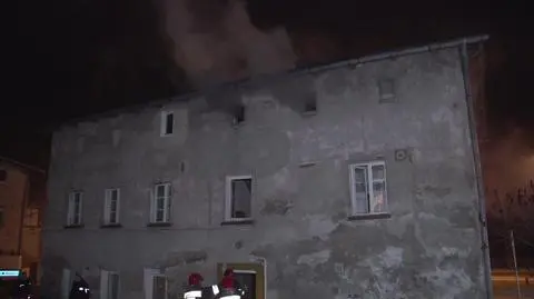 Pożar w Kamiennej Górze. Jedna osoba poszkodowana