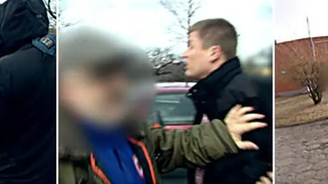 Szarpanina, atak na dziennikarzy. "Proszę opuścić plac"