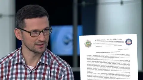 Frątczak: Wyższa Szkoła Policji w Szczytnie w gruncie rzeczy potwierdziła wszystkie tezy, jakie pojawiły się w tym reportażu