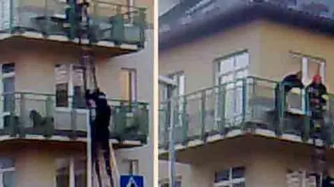 Akcja policji i straży pożarnej