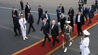 Heinz Fischer witany w Teheranie