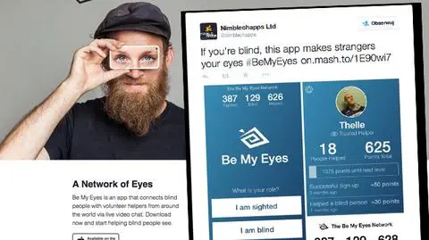 Be My Eyes - aplikacja, która pomaga niewidomym widzieć