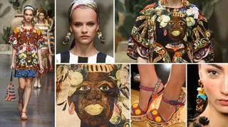 Motywy w kolekcji wiosnenno-letniej 2013 duetu Dolce & Gabbana