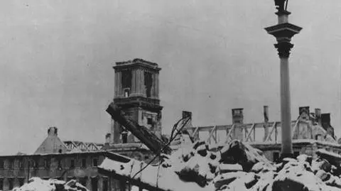 Kolumna Zygmunta w 1939 roku