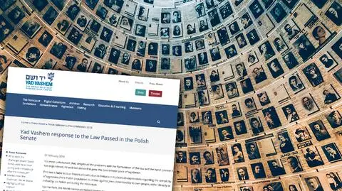 Yad Vashem: decyzja Senatu w sprawie ustawy o IPN godna ubolewania