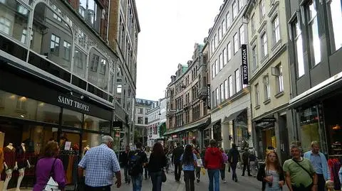 Torba z materiałami wybuchowymi w centrum Kopenhagi