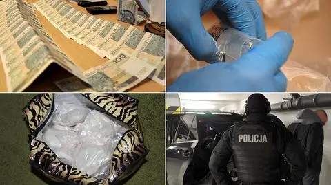 Policja: 40 kg narkotyków z Holandii w elbląskim magazynie
