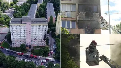 Ewakuacja 10-piętrowego bloku w Szczecinie