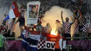 Chorwaci z portretem generała