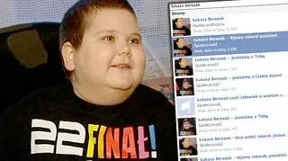 W sieci masowo zaczęły powstawać profile poświęcone 10-letniemu Łukaszowi Berezakowi, który stał się bohaterem 22. Finału WOŚP