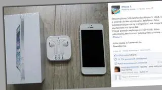 Tak wyglądała skasowana już strona oszustów kuszących nowymi iPhone'ami