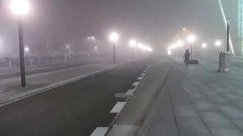 Wrocław: Znów utrudnienia przez mgłę