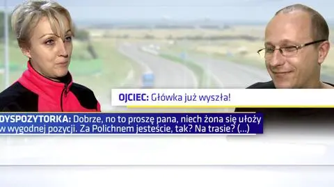 Julka urodziła się w aucie na S8. Poród odebrał tata, pomogła dyspozytorka