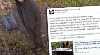 Prezes NOP na facebooku o ataku na wrocławski squat