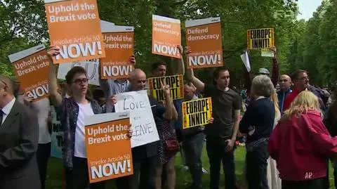 Na Wyspach wciąż demonstruje się przeciwko Brexitowi