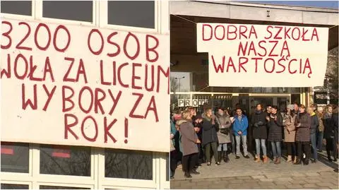 Szczecin: "Deforma oświaty" czyli walka o liceum