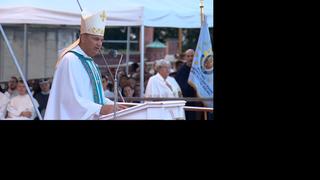 Biskup sosnowiecki Grzegorz Kaszak w homilii wygłoszonej na Jasnej Górze - zdjęcie z 2019 r. 